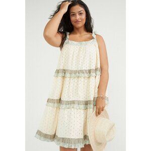 Anthropologie Forever That Girl  Effie Eyelet Mini Dress